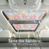 Window Privacy Film Stained Glass Floral Decorative Window Clings Colorful UV Blocking Static Glass Decals for Bedroom Living Room