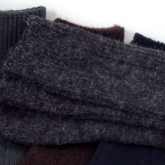 Remocoro Warm Stretch Cable Made in Japan Assorted 5 Men's Socks, (23.0-28.0cm, Pairs)