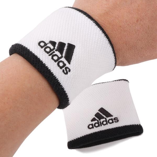 adidas S Fascia da polso 2 Pezzi Fk0911 Tennis Esercizio Corsa Protettore Sport
