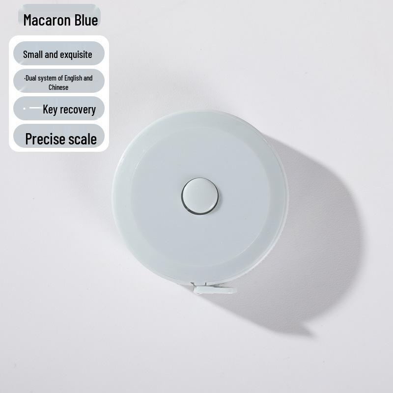 Retractable Double-Sided Tape Measure for Bust, Waist, and Hips - Soft, Compact Tailor's Ruler for Household and Clothing Measurements.