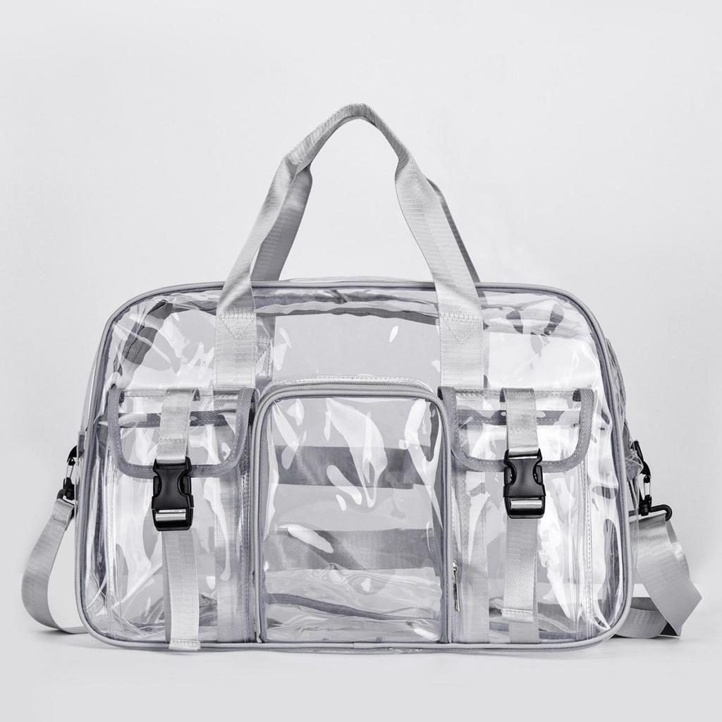 Large Capacity PVC Travel Bag - Wet/Dry Separation, Waterproof, Handheld & Crossbody Gym Bag