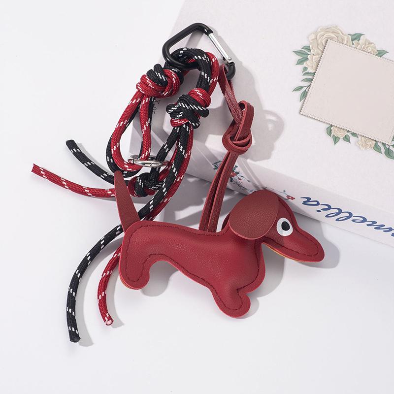 Neuer Niedlicher Herzförmiger Taschenanhänger Nylon Gewebtes Seil Handtasche Rucksack Taschenanhänger Taschenteile Zubehör