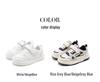 ABC Kids 6137 Unisex Casual Sneakers - Autumn 2025 White Hook-and-Loop Shoes