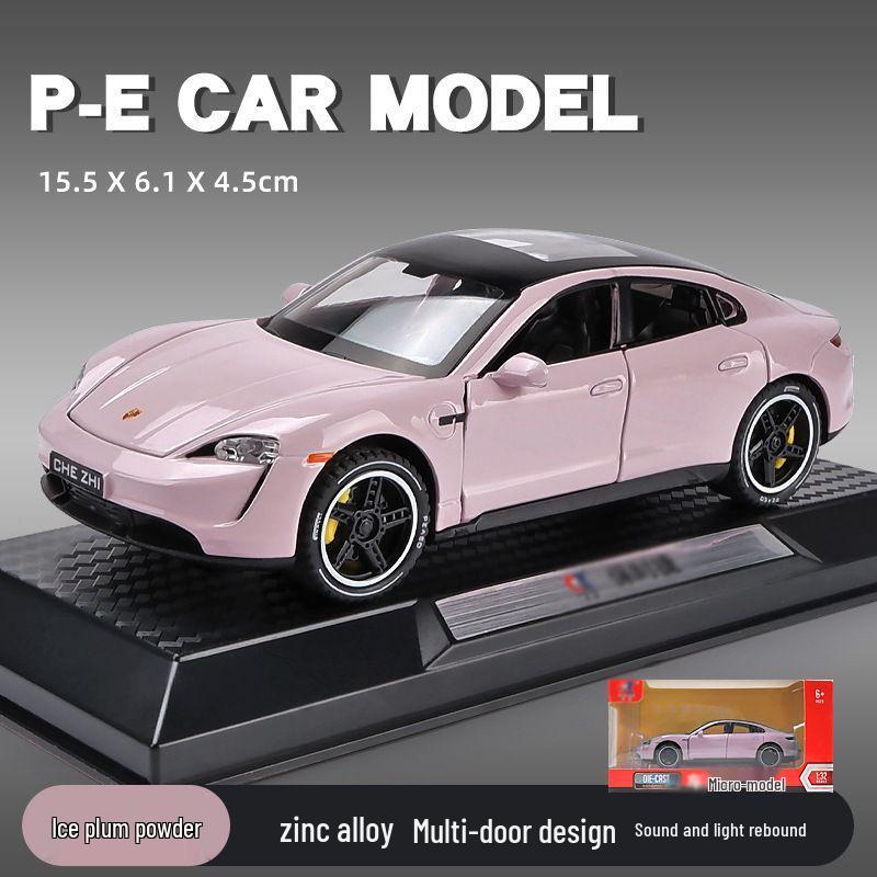 Baoshijie Taycan Alloy Children's Coupe Toy Car Model