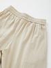 IKALOOK Loose Fit Double-Pleat Pattern Linen Pants Dpt141