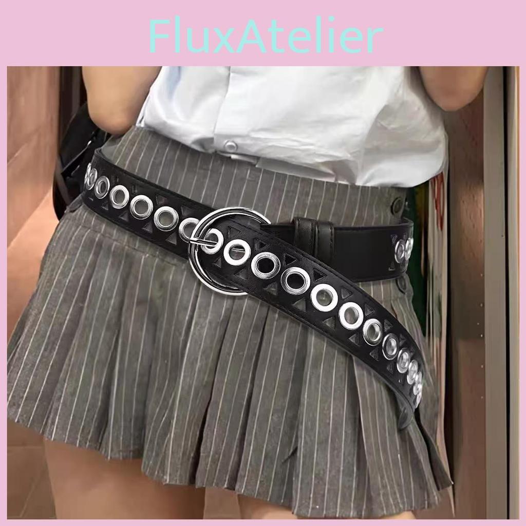 Inspired Retro Metal Buckle Belt With Hollow Out Design Outfits Fashionable