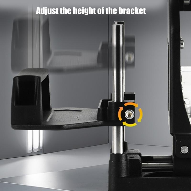 Professional Woodworking Slotting Machine Portable 2 in 1 Small Frame Mold Slotting Bracket Cabinet Hole Fixing