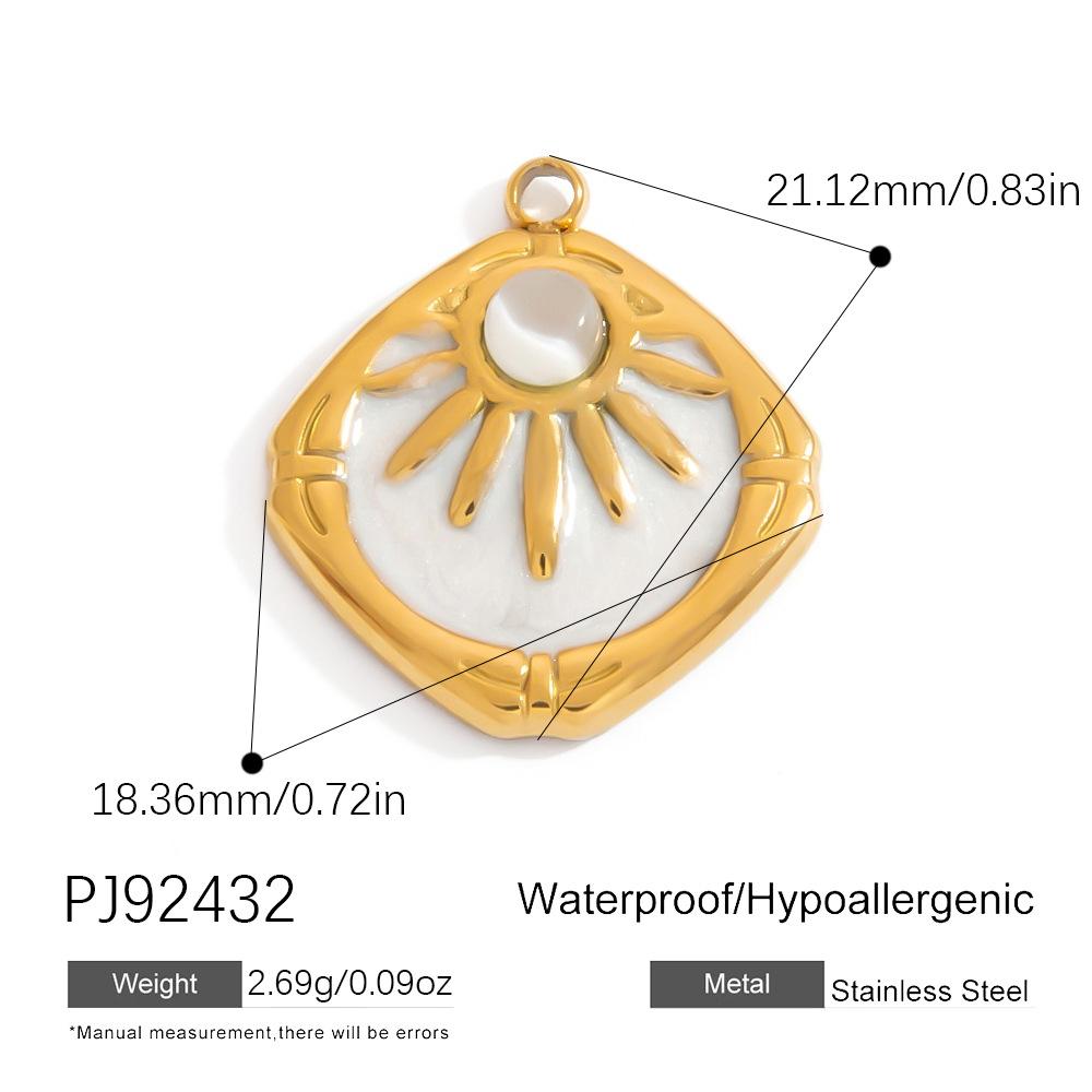 Stainless Steel DIY Jewelry Accessories Cartoon Enamel Pendant for Bracelets and Necklaces