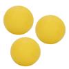 3pcs Hand Grip Ball Men Women Fitness Finger Exerciser Hand Exercise Squeeze Balls (Round)Yellow