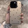 Black Minimalist Style Small Heart Pattern Phone Case For Samsung Galaxy S20 S21 S22 S23 S24 S25 Plus Ultra FE A53 A54 A55 Cover