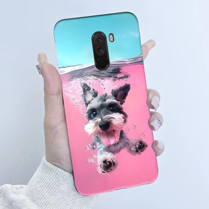 For Pocophone F1 Case Cute Cartoon Panda TPU Soft Silicone Phone Case For Xiaomi Pocophone F1 Back Cover PocoF1 Poco F 1 Fundas
