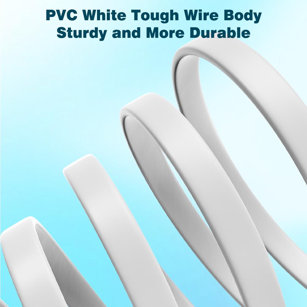 Cat6 Flat Ethernet Cable 1Gbps 1000Mbps Cat 6 RJ45 LAN Patch Cord High Speed Low Profile Internet Cable for Xbox Router Smart TV