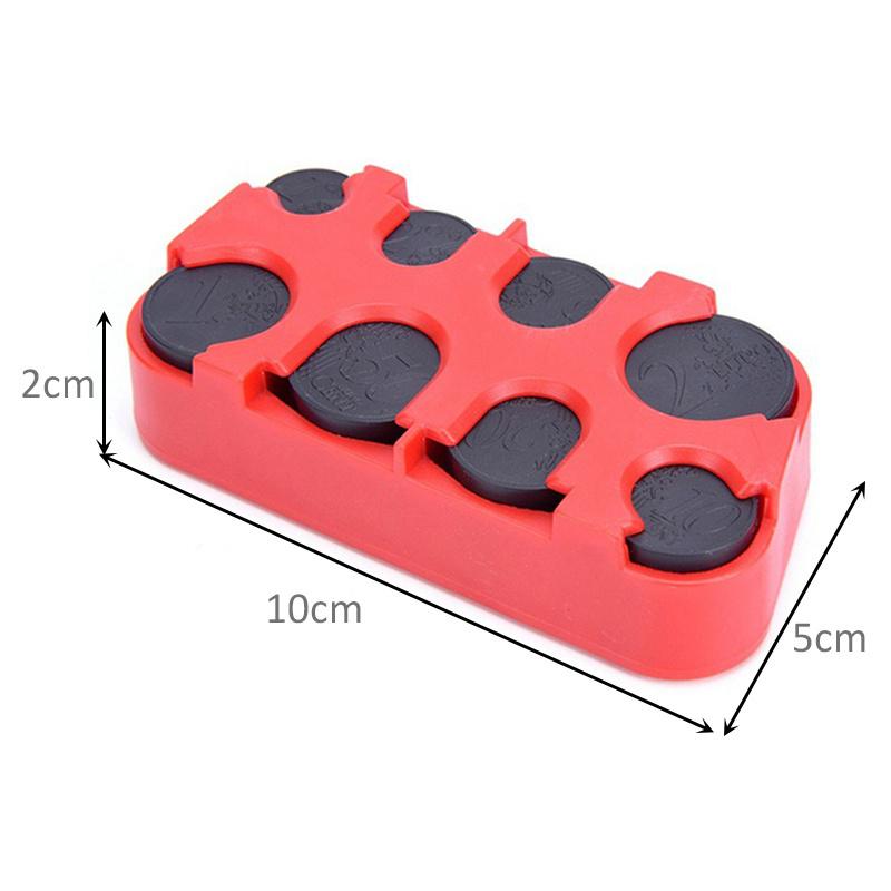 Mini Coin Collection Purse Wallet Organizer Holder Euro Coin Dispenser Coin Changer Holder For Bus