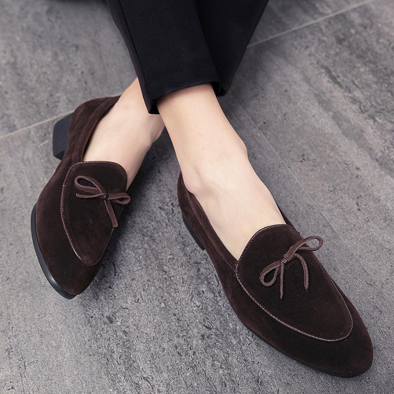 Fashion Men's Leather Loafers Non-Slip Comfort Walking Shoes Classic Driving Moccasin Men Slip-On Casual Shoes Luxury Brand Flats