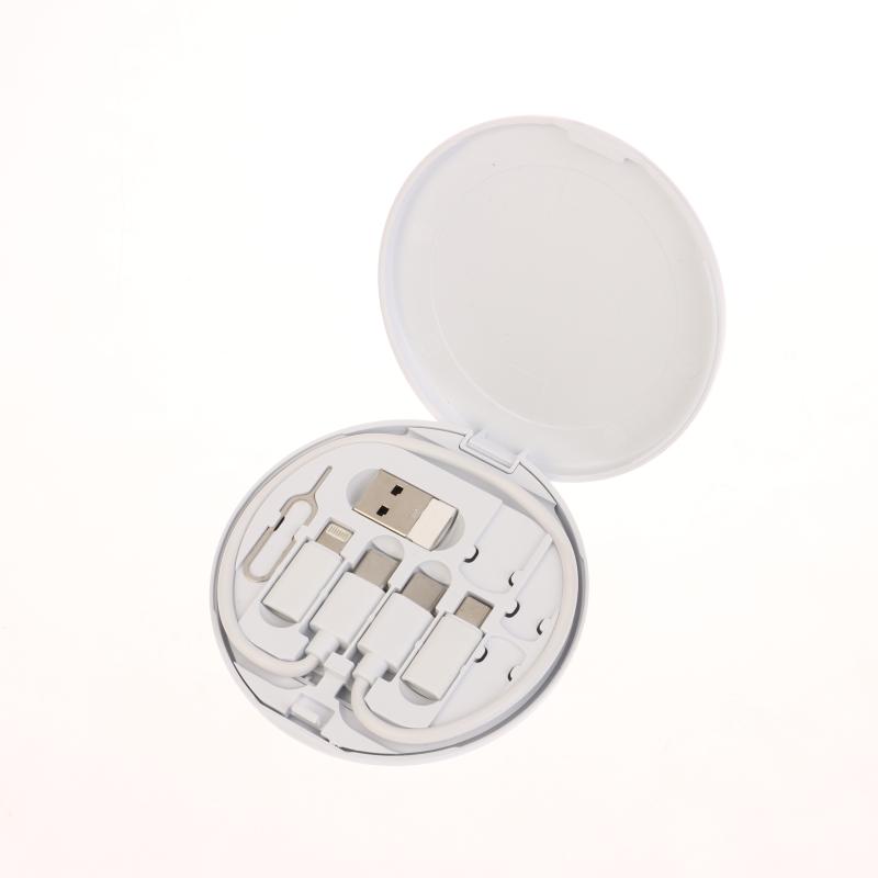 1 Set Multifunctional Fast Charging For Xiaomi Charger Storage Box Adapter Card Pin Travel Accessories Pd 60W Usb Data Cable Kit