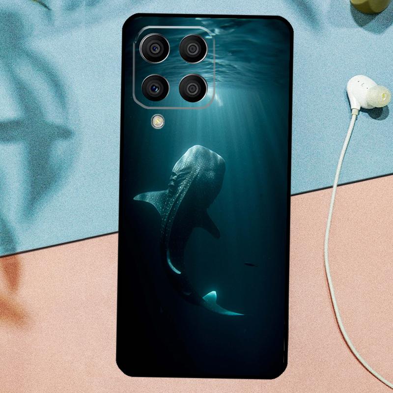 Ocean Whale Shark Animal For Samsung Galaxy M33 M35 M55 M15 M12 M13 M14 M34 M54 M53 M21 M31 M11 M32 M52 M06 M16 Case