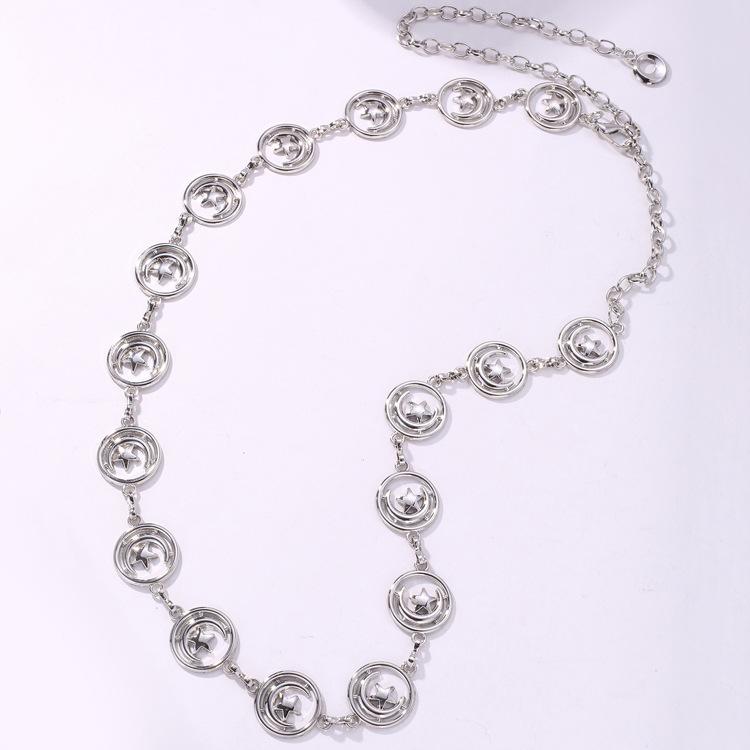 

Платье Пояс Женская Цепочка на Талию Премиум Украшение Цепочка Луна Звезда Талия