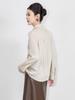 Tencel Wool Rabbit Ear Collar Lace-up Long Sleeve Women's Shirt for Autumn/Winter