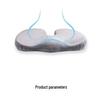 Breathable Gel Memory Foam U-Shaped Office Chair Cushion for Long-Term Sitting