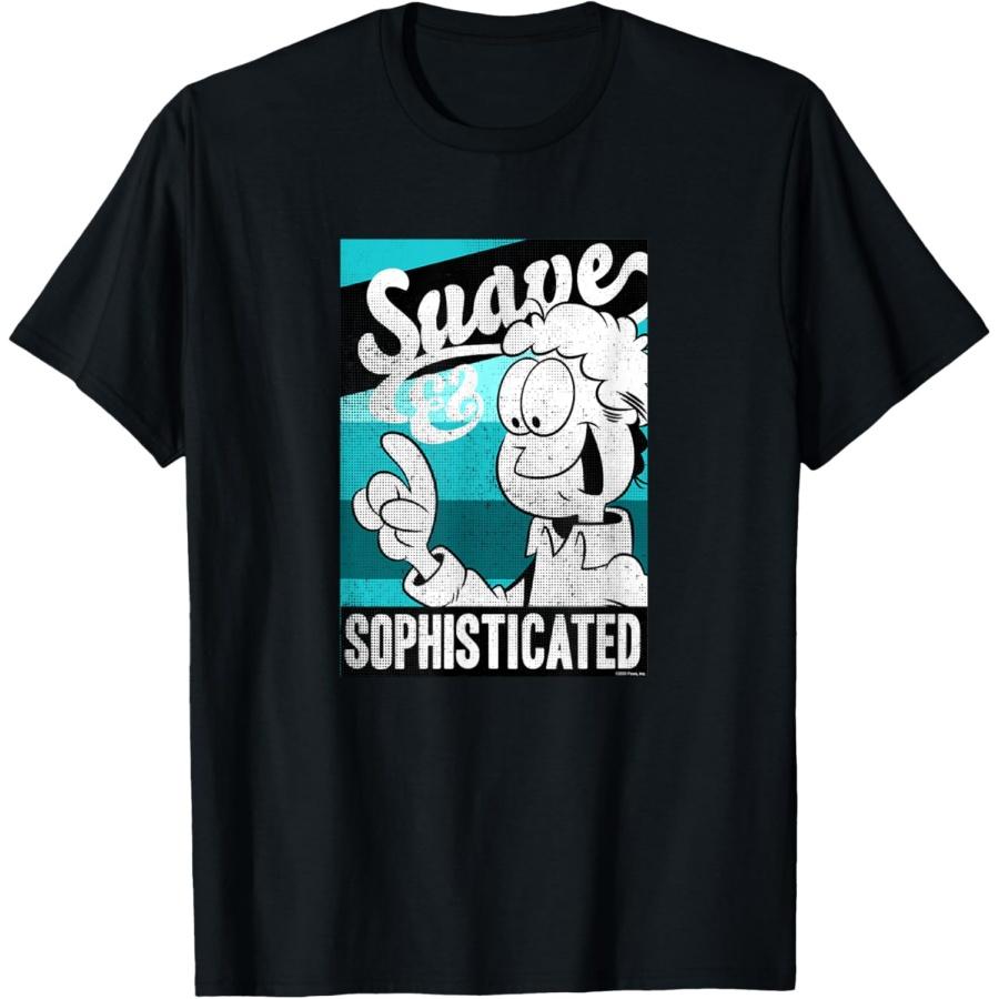 Garfield Jon Arbuckle Suave & Sophisticated Jon T-Shirt(1) XXXXXL чёрный