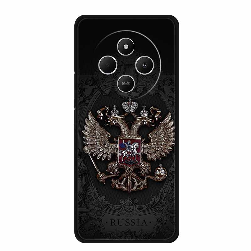 For Xiaomi Poco C75 Case POCOC75 Black Silicone Soft Back Cover Case For Poco C75 Phone Case C 75 6.88" Shockproof Coque Funda