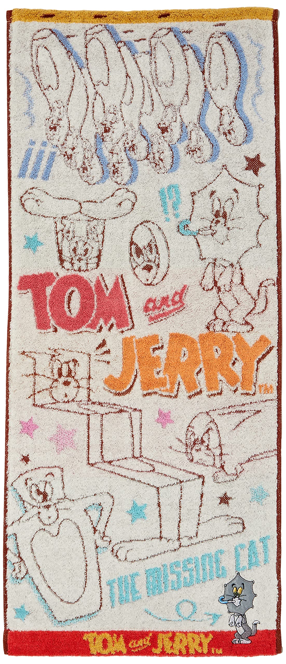 

Marushin Tom and Jerry Mistake Tom Face Antibacterial and Available in 2 4105000500 Towel, Cotton, Deodorizing, Sizes,