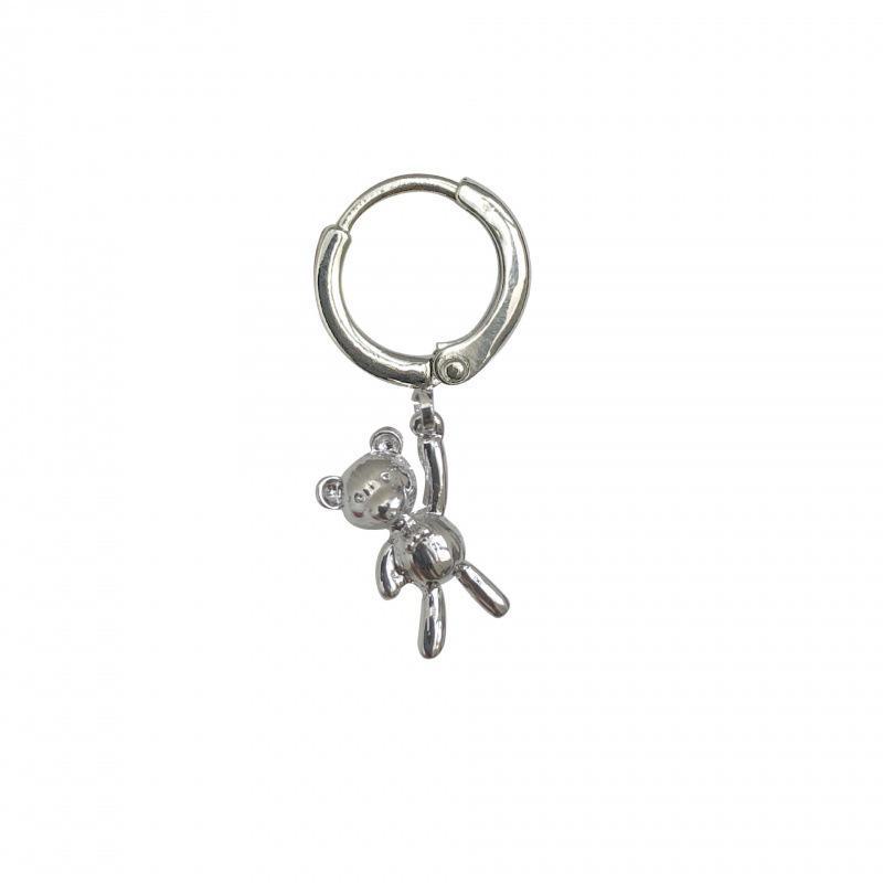 Bear Earrings 4-Pack: Trendy Love Chain Earring Set for Women in Cool, Sweet Styles