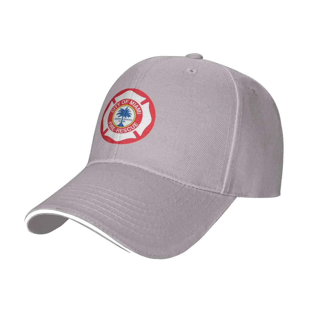 CITY OF MIAMI FIRE RESCUE FIRE DEPARTMENT FIREFIGHTER Ladies Baseball Caps Women Men High-end Female Beach Sun Hat Trucker Cap