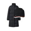 FILA Heritage Classic Fashion Casual Versatile Comfortable Warm Removable Two-Piece Mid-Length Down Jacket Women outerwear F11W548908FNV
