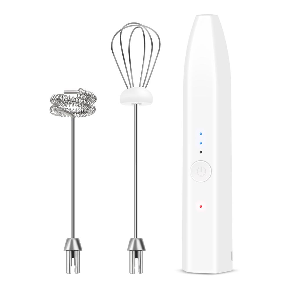 

Ручные электрические вспениватели молока Перезаряжаемый беспроводной блендер Взбиватель для яиц Миксер для приготовления молочной пены Кофеварка Кухонные принадлежности