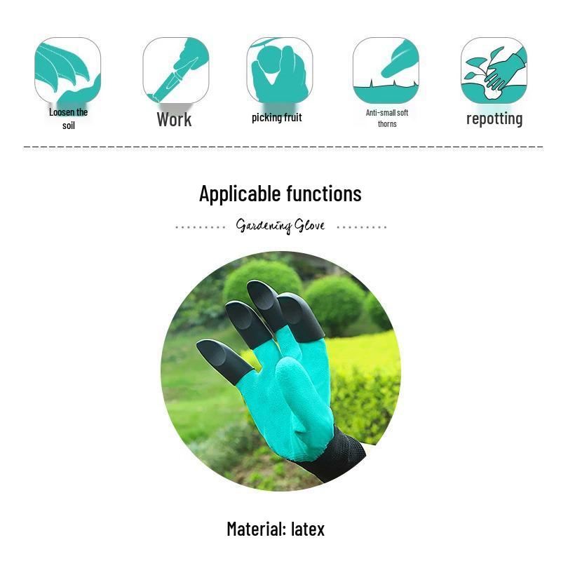 Gartenpflanzhandschuhe: Dornenfest, wasserdicht und abriebfest mit Krallen
