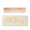 Christmas Cookie Molds English Blessing Pattern Fondant Moulds Acrylic Texture Dropshipping
