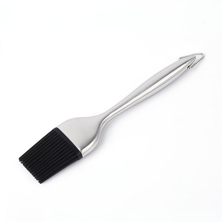 Edelstahl Silikon BBQ & Kuchenpinsel mit hohlem Griff