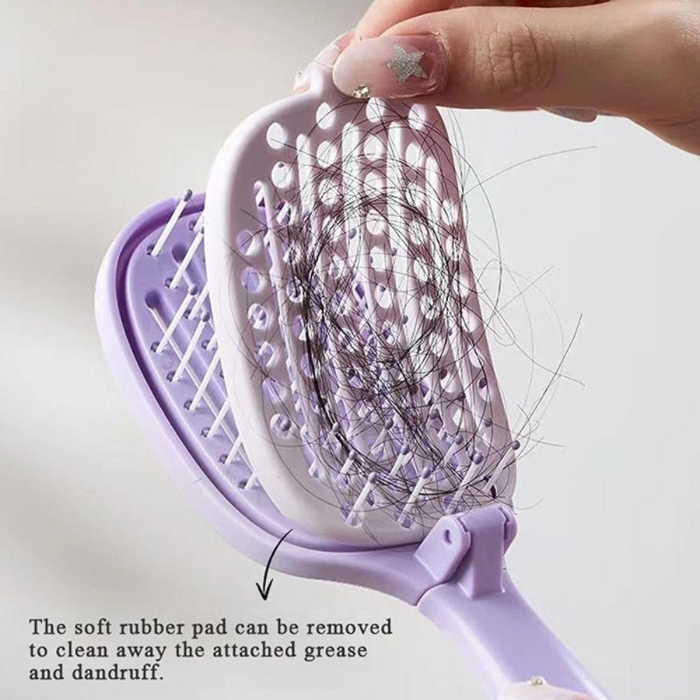 Spring Bone Fold Volumizing Hair Brush Hollow Design Hair Styling Tool  Personal Care