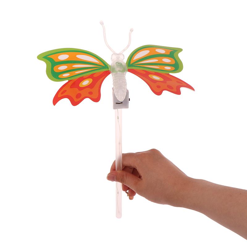 1Pc Kinder Bunte Glowing Sticks Blinkende Herz Stern Schmetterling Mädchen