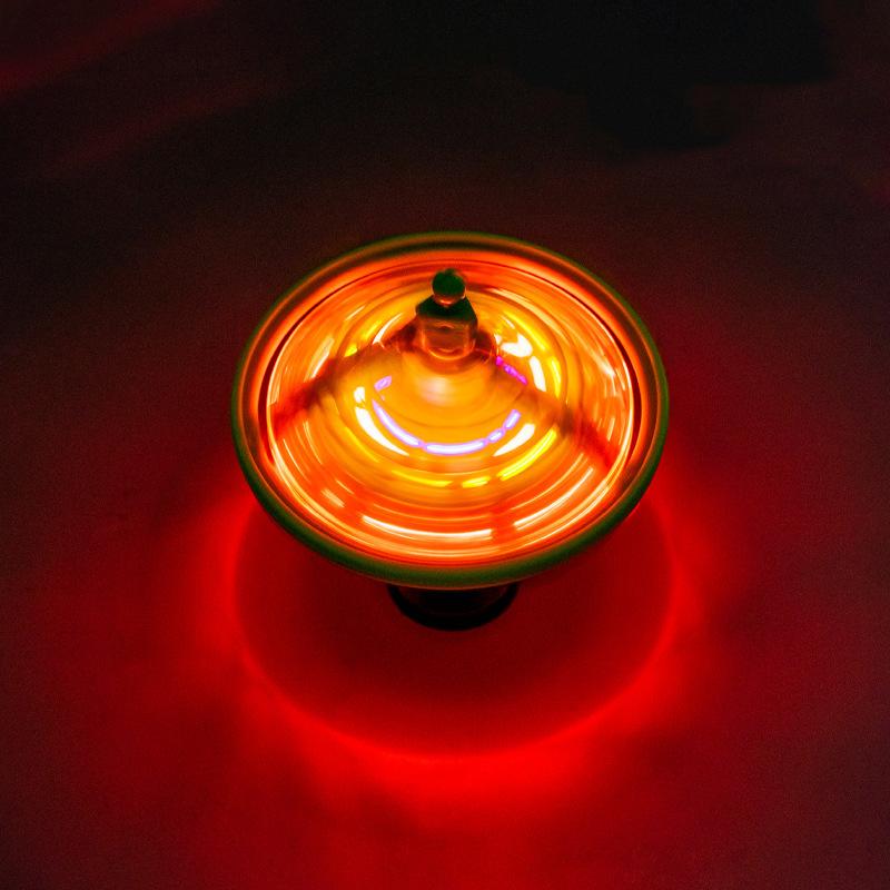 Cool Glowing Anti-Gravity Gyro Pull The Ruler Magic Whirlwind Spinning Flashing Toys Children'S Educational Balance Flash Toy
