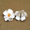 Pack Of 3 Flower Hair Clip For Women Slip Resistant Plumeria Plan Party Wedding Hair Styling
