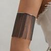 Adjustable Alloy Arm Cuff Bracelet Exquisite Design Fringe Arm Cuff Body Chain  Party Wear