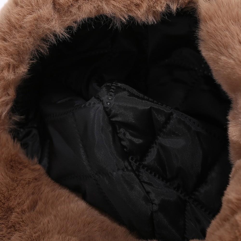 Warm Trapper Hat Faux Fur Lining Bomber Hat New Earflap Hat Cycling