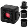 Microscope Camera USB HD CMOS Digital Electronic Eyepiece Camera with Mount Adapter 5MP