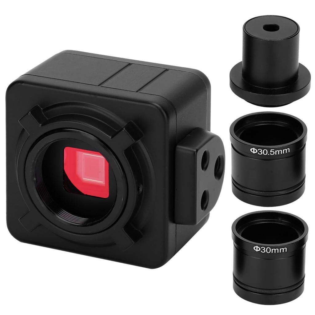 Microscope Camera USB HD CMOS Digital Electronic Eyepiece Camera with Mount Adapter 5MP