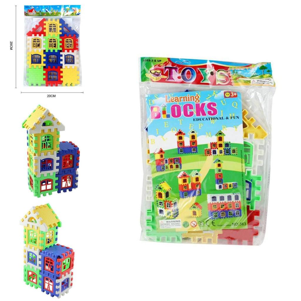Beautifully Crafted Brain Game Toy Building Blocks For Kids 24 Pieces Set
