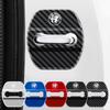4Pcs Car Door Lock Protective Cover Sticker for Alfa Romeo Logo Sportiva Giulia Giulietta 159 156 MITO Stelvio 147 Accessories