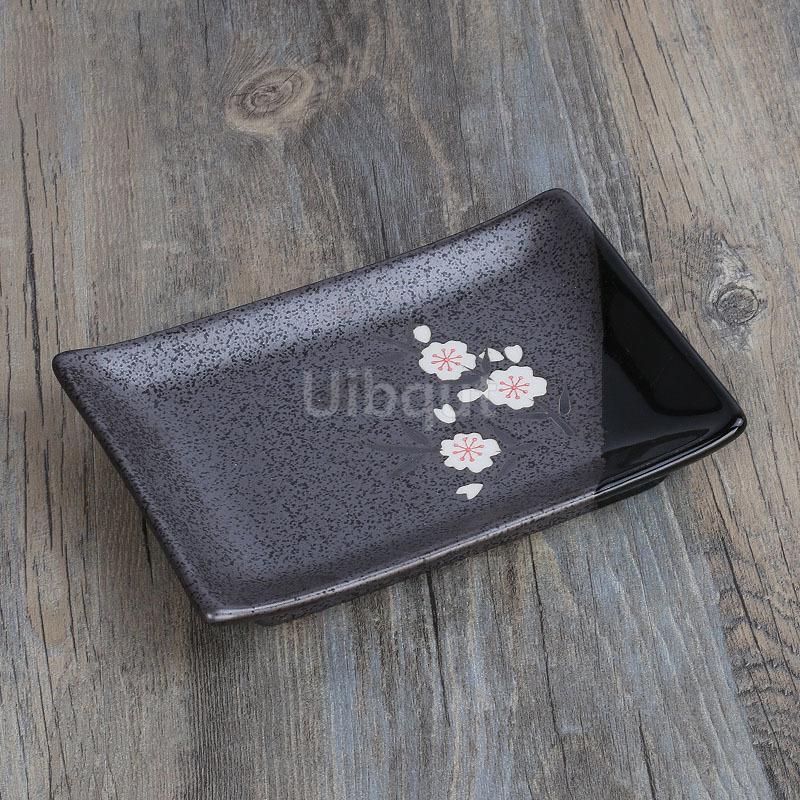 Ceramic Plate Sushi Porcelain rectangle Dish Dessert Plates Salad Platter Dinner Plato Kitchen Tableware Food Decorative Tray