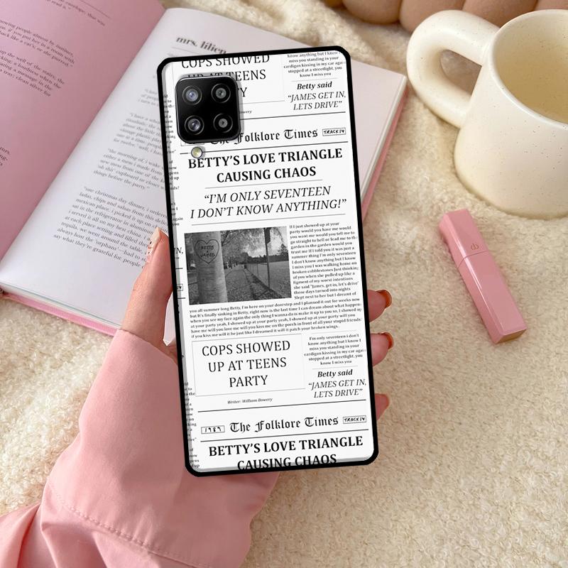 

Газета Getaway Car Чехол для Samsung Galaxy A54 A34 A14 A52 A32 A12 A13 A33 A53 A15 A16 A26 A36 A56 A06 A35 A55 Samsung A33 5G