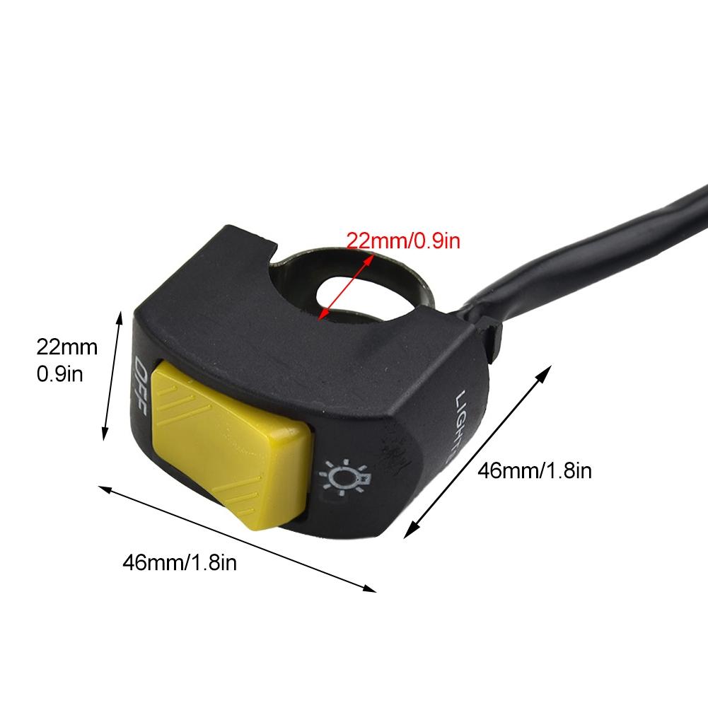Motorcycle Light Handlebar Switch Headlight Switch Mount Dirt