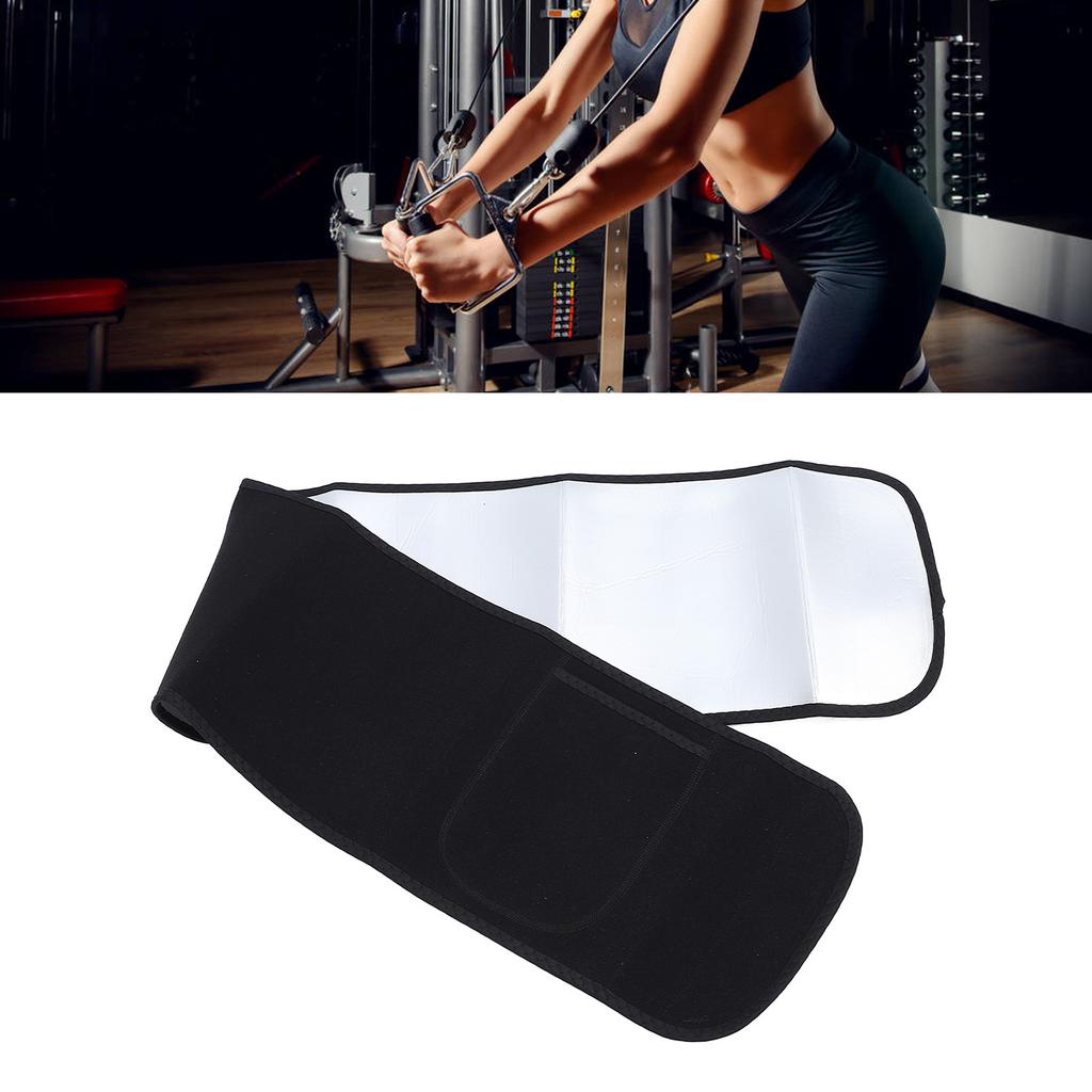 Waist Sweat Belt Waist Slimming Belt Training Fitness Waistband Body Shaping Trimmer Belt with   for Men Women