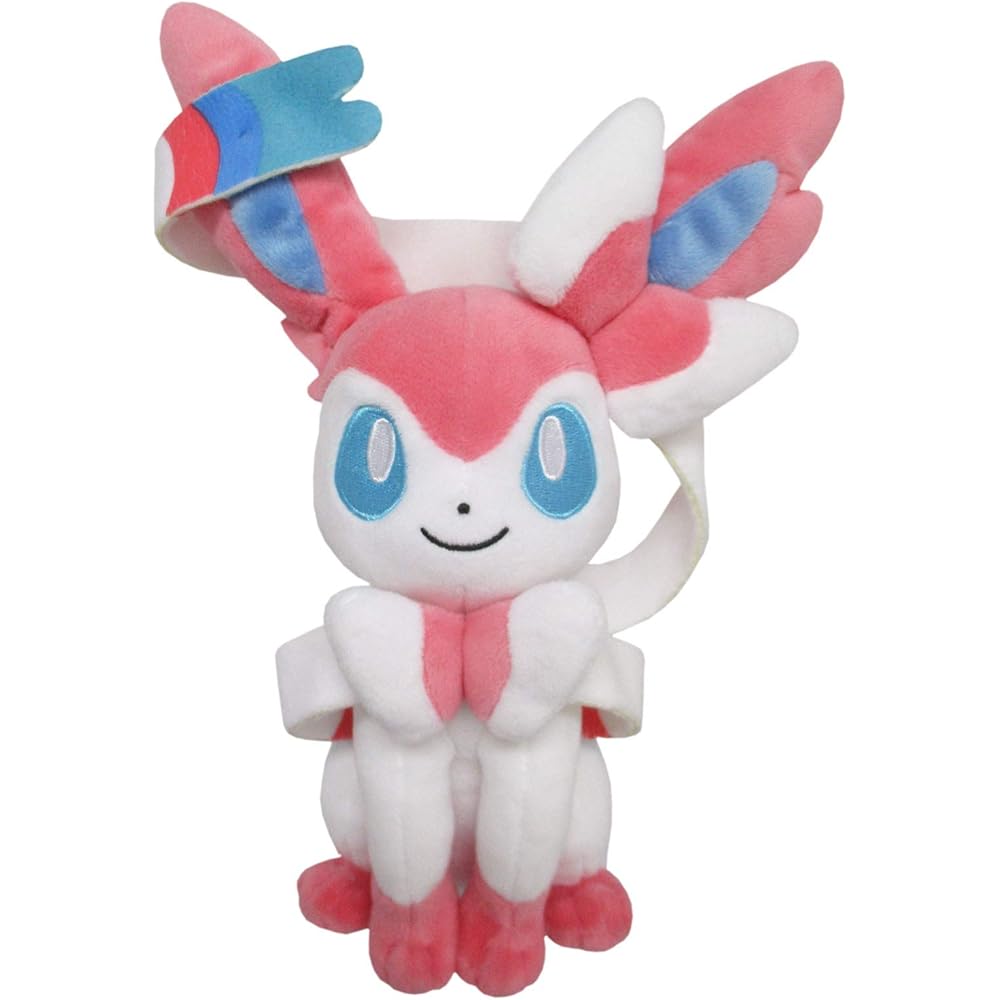 

Sanei Boeki Pokmon All Star Collection Sylveon Plush Toy 23cm Soft Stuffed Animal