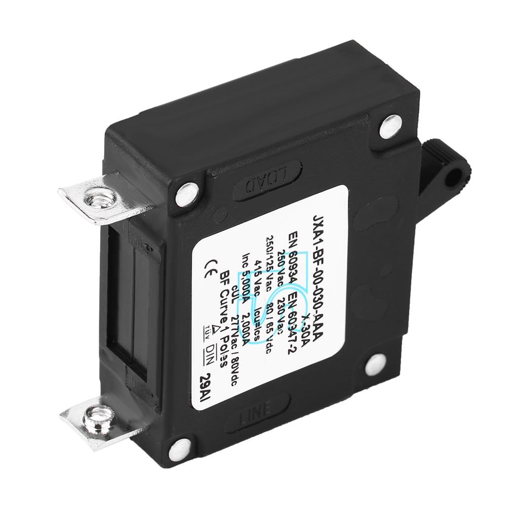 Durable DC AC Manual ON OFF Toggle Reset Switch Safety Circuit Breaker 30A