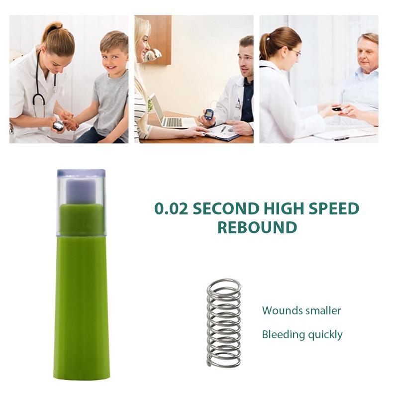 50PCS Blood Collection Needle Disposable Sterile Lancet Bleed Pen Blood Needle